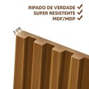 Ver imagem 1 de Painel Ripado Placa 40 cm X 250 cm MDF e MDP Nature Linea Brasil
