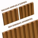 Ver imagem 3 de Painel Ripado Placa 40 cm X 250 cm MDF e MDP Nature Linea Brasil