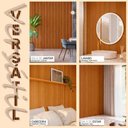 Ver imagem 4 de Painel Ripado Placa 40 cm X 250 cm MDF e MDP Nature Linea Brasil