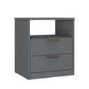 Ver imagem 2 de Mesa de Cabeceira Divino 2 Gavetas 100% Mdf