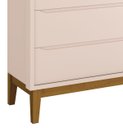 Ver imagem 3 de Cômoda Sapateira Classic New Rosa Fosco com Madeira - Reller
