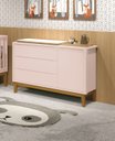 Ver imagem 2 de Cômoda Sapateira Classic New Rosa Fosco com Madeira - Reller