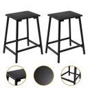 Ver imagem 5 de Kit 2 Banqueta de Bancada Balcão Baixa Confortável Reforçada Moderna