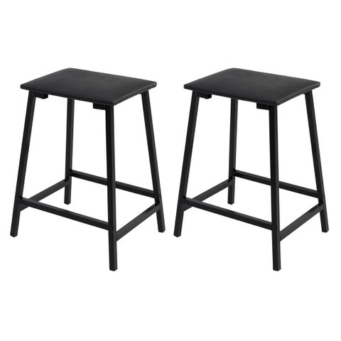 Kit 2 Banqueta de Bancada Balcão Baixa Confortável Reforçada Moderna