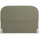 Ver mais imagens de Cabeceira Cama Box Queen 160cm Lanna com Puff Recamier Doha W01 Bouclê Oliva - Lyam Decor