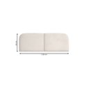 Ver imagem 3 de Painel Cabeceira de Cama Box Luna Casal 160X Veludo Bege:Veludo Bege