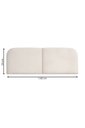Ver imagem 3 de Painel Cabeceira de Cama Box Luna Casal 160X Veludo Bege:Veludo Bege