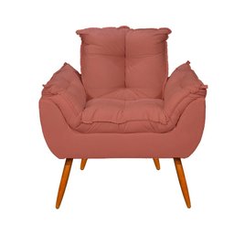 Kit Namoradeira Opala + 2 Poltronas para Sala Balaqui Decor Cor:rosa - 5