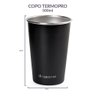Copo Aço Inox Colorinox Preto 500 Ml Termopro - 5