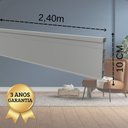 Ver imagem 5 de Kit Rodapé de PVC 10 Barras Frisadas de 10CMX15MMX2,40m com 24m Lineares Permatti