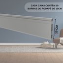 Ver imagem 6 de Kit Rodapé de PVC 10 Barras Frisadas de 10CMX15MMX2,40m com 24m Lineares Permatti