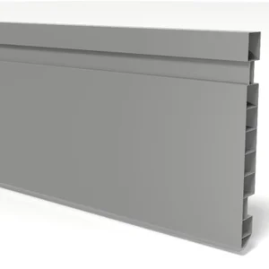 Kit Rodapé de Pvc 10 Barras Frisadas de 15cmx15mmx2,40m com 24 Metros Lineares Permatti