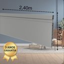 Ver imagem 5 de Kit Rodapé de Pvc 10 Barras Frisadas de 15cmx15mmx2,40m com 24 Metros Lineares Permatti