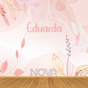 Ver imagem 1 de Papel de Parede Infantil Ramos Flores Rosa