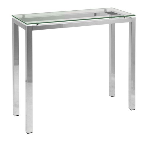 Aparador em Aço 94 cm X 90 cm X 35 cm Prata/Cromado
