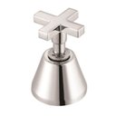 Ver imagem 1 de Kit 2 Acabamentos para Registro Nya C22 1.1/4'', 1.1/2'' Meber Mateis Cinza/Cromado