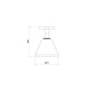 Ver imagem 2 de Kit 2 Acabamentos para Registro Nya C22 1.1/4'', 1.1/2'' Meber Materias Cinza/Cromado