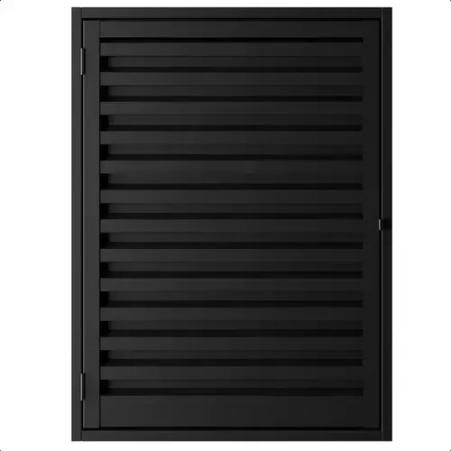 Alçapão Liso Preto Prime de Aço Lage Portinhola 80x60cm