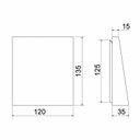 Ver imagem 2 de Kit 2acabamentos para Válvula de Descarga C210 Axiom Meber Metais