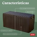 Ver imagem 2 de Baú Organizador 270 Litros para Área Externa Jardim Piscina