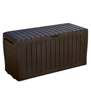 Baú Organizador 270 Litros para Área Externa Jardim Piscina