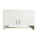 Ver imagem 3 de Armário Suspenso para Lavandeira com Suporte para Cabides