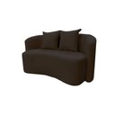 Ver imagem 4 de Sofá Decorativo Montreal 150cm Orgânico Bouclé Marrom