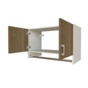 Ver mais imagens de Armário Suspenso para Lavandeira com Suporte para Cabides