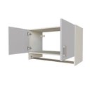 Ver mais imagens de Armário Suspenso para Lavandeira com Suporte para Cabides