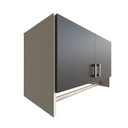 Ver imagem 7 de Armário Suspenso para Lavandeira com Suporte para Cabides