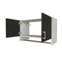 Ver mais imagens de Armário Suspenso para Lavandeira com Suporte para Cabides