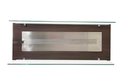 Ver imagem 6 de Lareira Ecológica Inox 80 Cm Carvalho Grande Rodízios Vidros