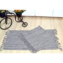 Ver imagem 1 de Par de Tapetes de Tear Retangular - Marrom Mesclado Arte & Tear