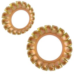 Arruela Dentada Externa 1/4 Din 6798a Bicromatizado - 2000un - 1