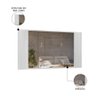 Painel Extensível com Espelho Decorativo Global Carvalho Branco Incorplac - 5