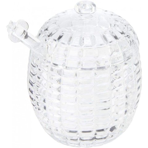 Meleira de Cristal com Pegador e Tampa Tress 210ml Lyor