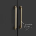 Ver imagem 6 de Guarda Roupa Casal Coimbra 6 Portas 149 Cm Atacama Grafite Armoveis