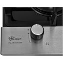 Ver imagem 4 de Cooktop a Gás Fischer 4 Bocas Platinium com Trempe de Ferro Fundido Mesa Vidro 33800-92121 Bivolt
