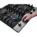 Ver imagem 5 de Cooktop a Gás Fischer 4 Bocas Platinium com Trempe de Ferro Fundido Mesa Vidro 33800-92121 Bivolt