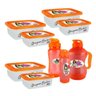 Kit Linha Fitness 9 Peças Máxima Plast Laranja - 1