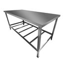 Ver imagem 2 de Kit Lanchonete Mesa de Manipulação 190x70cm + Fritadeira a Gás 2 Cuba + Chapa a Gás 90cm