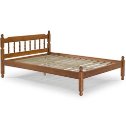 Cama Casal em Madeira Maciça Mv Outlet Mel - 2