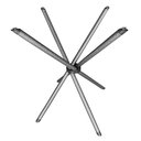 Ver imagem 2 de Base Pé de Mesa Palito Vidro ou Madeira 0,80 para Cozinha Restaurante Bar Texturizado Ql
