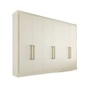 Ver imagem 2 de Guarda Roupa Casal Argos 6 Portas 100% Mdf - Made Marcs:off White