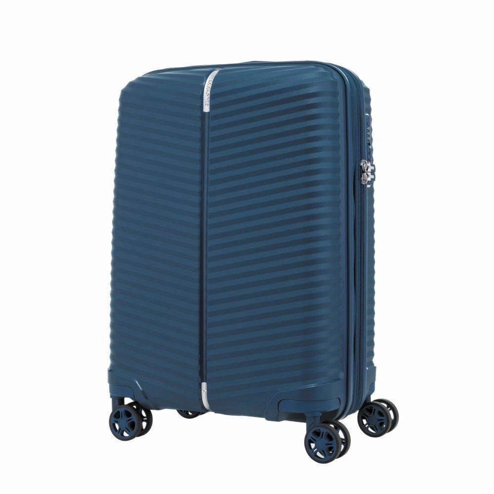 Mala de Bordo Pequena para Viagem Expansível em Polipropileno Samsonite Varro Cadeado Tsa Azul - 1