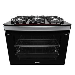 Fogão Dako Diplomata de Embutir 5 Bocas Preto Bivolt - 300001564 - 1