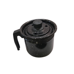 Leiteira Esmaltada Com Fervedor 1,7 Litros Preto - 1