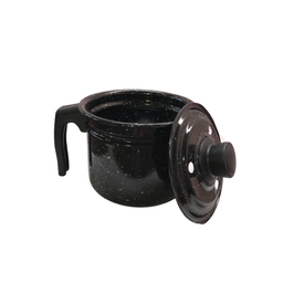 Leiteira Esmaltada Com Fervedor 1,7 Litros Preto - 5