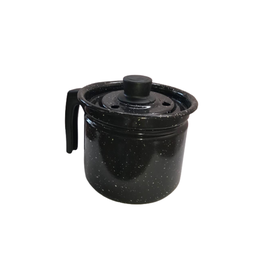 Leiteira Esmaltada Com Fervedor 1,7 Litros Preto - 2