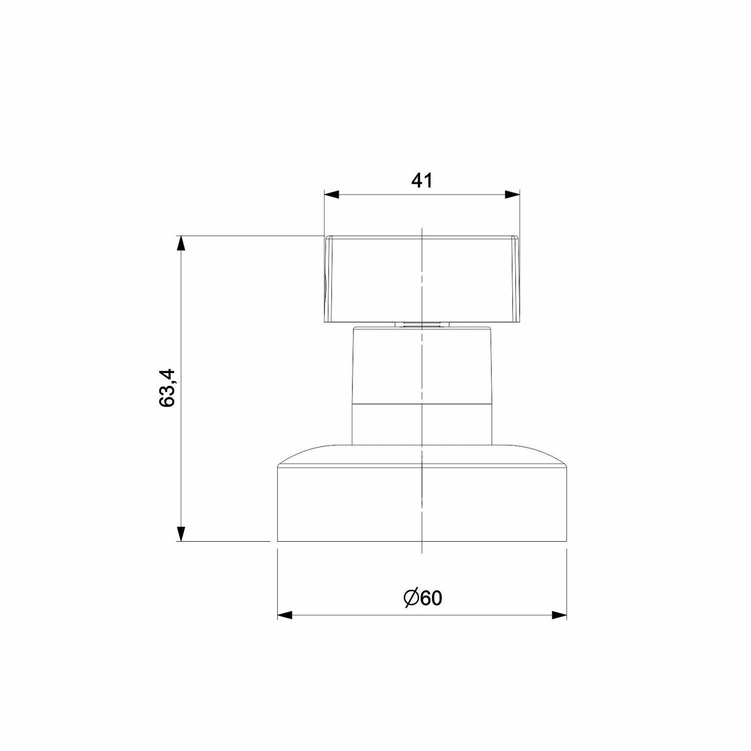 Acabamento de Registro para Base Reforma 1/2, 3/4, 1 Flow Cromado Celite - 2